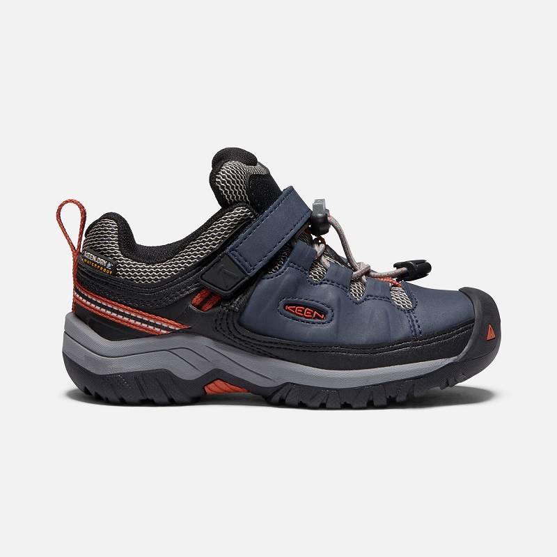 Keen Targhee Waterproof Schuhe Kinder DE-43562 Blue Nights/Rooibos Tea - Keen Kinderschuhe Blau